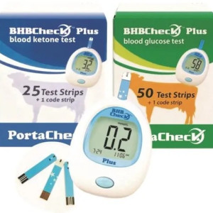 1-50 mmol/L Bhb Check Plus Blood Ketone & Glucose Test System, For Hospital