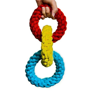 Polyester Mixed Cotton Dog Rope Toy