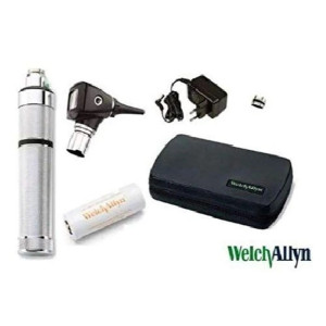 Stainless Steel ENT Rechargeable Otoscope Welch Allyn, For Hospital