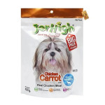 JerHigh Carrot Stick Dog Treat with Real Chicken Meat, 420gm