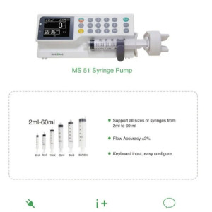 Plenum Tech Syringe Infusion Pump, For Aerosol Spray